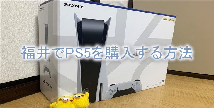 Playstation 5を福井で買えるお店ってある いろいろ調べてみました フクブロ 福井のワクワク発見サイト