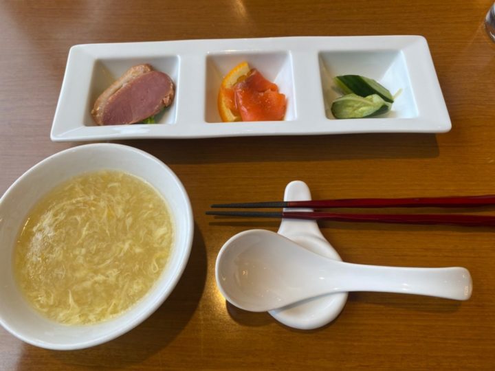 四季彩中華シノワ　前菜スープ