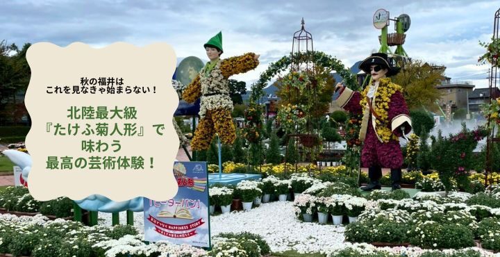 秋の福井はこれを見なきゃ始まらない! 北陸最大級『たけふ菊人形』で味わう最高の芸術体験!