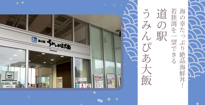 海の幸たっぷり絶品海鮮丼！若狭湾を一望できる『道の駅 うみんぴあ大飯』